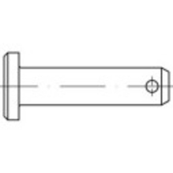 TOOLCRAFT 135904 čap (Ø x d) 12 mm x 50 mm ocel glavanizované zinkom 10 ks; 135904