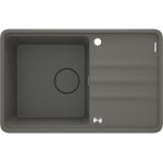 DEANTE DEANTE - Momi anthracite metallic Granitový drez, 1-bowl with drainer ZKM_T113