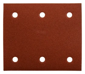 Makita P-33146 / Brúsny papier na drevo a kov / suchý zips / K180 / Rozmery 102x114 mm / dierovaný / 10 ks (P-33146)