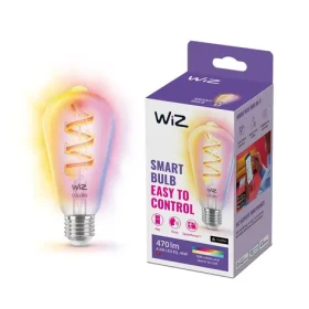 Philips WiZ Colors ST64 E27 6.3W / Múdra farebná žiarovka / 470 lm / 2200-6500 k / stmievateľná (929003267301)