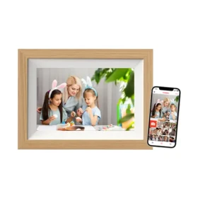 10,1" Braun DigiFrame 10W WiFi drevo / Fotorámik / dotykový IPS displej / Wi-Fi / 1280x800 px / 16:10 (21268)