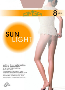 Pančuchy Sun Light 8DEN modrá 4