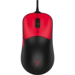 YENKEE YMS 3300RD APEX USB čierno-červená / herná optická myš / 16000 DPI / 6 tlačidiel / USB / 1.5 m (8590669370368)