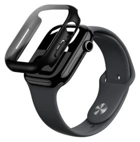 AmazingThing Radix Apple Watch 46 mm čierne / Puzdro / Tvrdené sklo