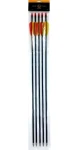 POE LANG Šípy zo sklených vlákien žlto-čierne / Šíp / 28" (710 mm) / sklené vlákno / sada 5 ks (D-055-B3)