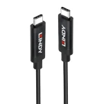 Lindy USB-C - USB-C čierna / USB kábel / USB 3.2 Gen 2 / 10 Gbit / s / 3 m / PD 60W (43348)