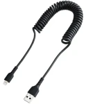 StarTech USB-A - Lightning čierna / Kábel / krútený / 1 m (RUSB2ALT1MBC)