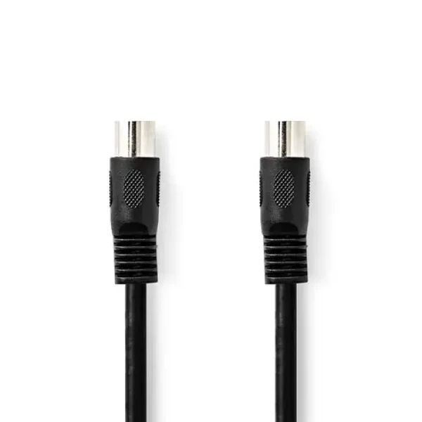 Nedis DIN Audio kábel DIN 5pinová (M) - DIN 5pinová (M) 2.00 m čierna (CAGL20000BK20)