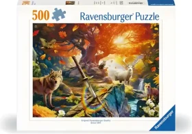 Ravensburger Puzzle Meč Excalibur v lese