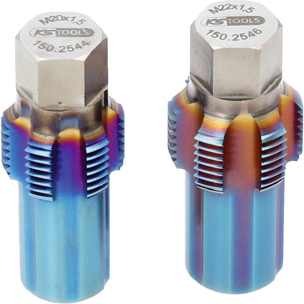 KS Tools 150.2540 sada závitníkov M20, M22 Špeciálna nástrojová oceľ 1 ks; 150.2540