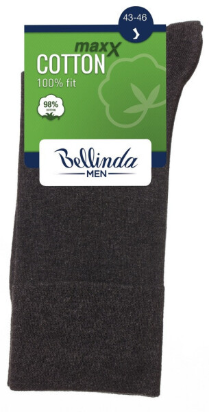 Pánske ponožky COTTON MAXX - BELLINDA 43-46 tmavě šedá
