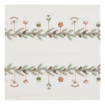 Chic Antique Látkový obrúsok Aix Garland Cream 40 × 40 cm