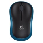 Logitech myš Wireless Mouse M185 / optická / 3 tlačidlá / modrá-čierna (910-002239)