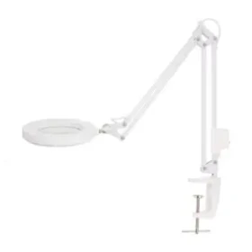 Nedis MAGLE2WT / Zväčšovacia stolná lampa biela / Šošovka: 3 Diopter / 6500 K / 6 W / 700 lm (MAGLE2WT)