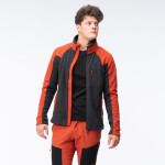 Pánska mikina Polar Monar M 92800621574 grey-orange - Hi-Tec XXL