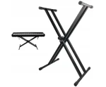 MOZOS KSX1 čierna / Klávesový stojan / 30-98 cm (KSX1)