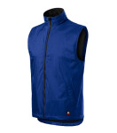 Teplá vesta unisex kráľovská modrá 4XL