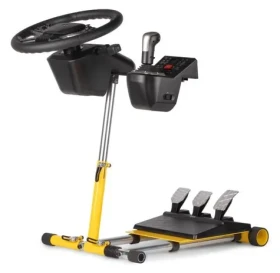 Wheel Stand Pro FARM TRUCK LITE žltá / Stojan na volant / bez RGS modulu / nastaviteľná šírka 400-565 mm (WSP-FT-LITE-YELLOW)