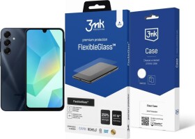 Samsung Galaxy A16 4/128GB Czarny (SM-A165FZKBEUE) + FlexibleGlass + Etui Clear Case