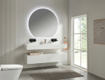 CERANO - Kúpeľňová skrinka pod nástenné umývadlo/doplnková Noira - biela matná - 120x28x43 CER-8050BD7606