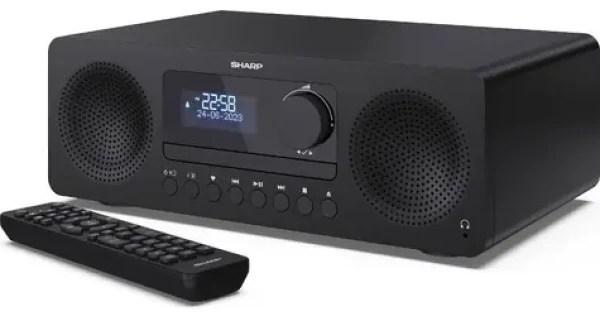 Sharp XL-B720DBK čierna / Digitálne rádio / 60W / DAB+ / FM / BT 5.0 / 3.5mm / USB (XL-B720DBK)