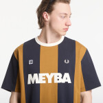 Tričko Fred Perry Meyba Cut And Sew T-Shirt Dark Caramel L