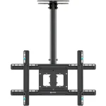 ONKRON čierna / Stropný držiak pre TV / 32 "- 80" / VESA 600x400 mm / naklápací, otočný / max 68 kg (N1L-B)