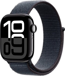 Apple Watch 10 GPS + Cellular 42mm Jet Black Alu Sport Loop Modrý (MWX83QF/A)