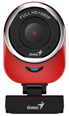 Genius QCam 6000 červená / Web kamera / 1920x1080 / USB 2.0 / mikrofón (32200002408)