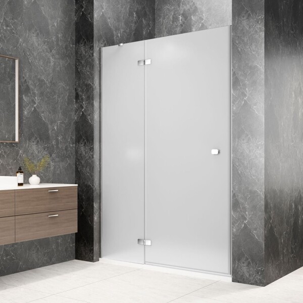 POLYSAN - GLOBE CHROME sprchové dvere do niky 1200, matné sklo, ľavá GB1012MLC