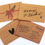 Bella Rose Rohožka z kokosových vlákien Srdiečko