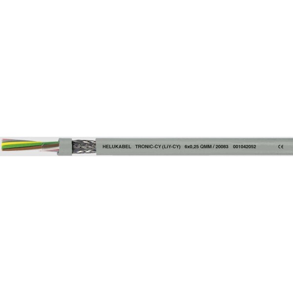 HELU 20003-1000 dátový kábel LiYCY 4 x 0.14 mm² sivá 1000 m; 20003-1000