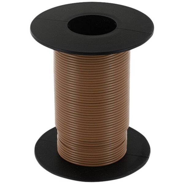 Econ connect KL025BR25 opletenie / lanko, 1 x 0.25 mm², hnedá, 25 m; KL025BR25