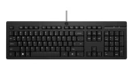 HP 125 čierna / Drôtová klávesnica / USB / UK layout (266C9A6#ABU)