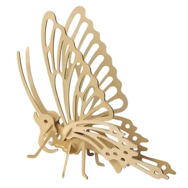 Woodcraft Drevené 3D puzzle Motýľ