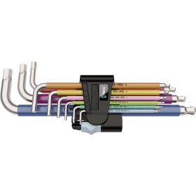 Wera 3950|9 Hex- PLUS Multicolour Stainless 1 / Sada zástrčných kľúčov / metrická / nerezová oceľ (05022669001)