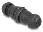 DeLock LSA-LSA čierna / Konektor kábla / Cat.6A / IP68 vodotesný (67045)