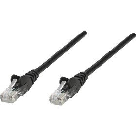 Intellinet 735858 RJ45 sieťové káble, prepojovacie káble CAT 6 S/FTP 15.00 m čierna pozlátené kontakty 1 ks; 735858