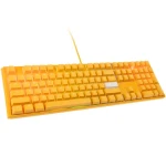 Ducky One 3 Yellow Cherry MX-Blue žltá / herná klávesnica / podsvietená / mechanická / drôtová USB-C / US (DKON2108ST-CUSPDYDYYYC1)