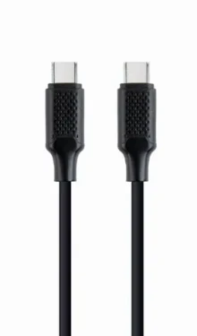Gembird USB-C (M) - USB-C (M) 2.0 kábel / 1.5m / PD / čierny (CC-USB2-CMCM100-1.5M)