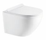 HOPA - Závesné WC ARCO RIMLESS sa SLIM sedadlom Soft-close OLKLT046E