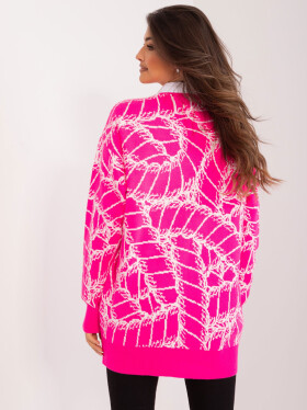 Dámsky sveter BA SW 2040.78 Neon pink - BADU Obchod one size neonová růžová