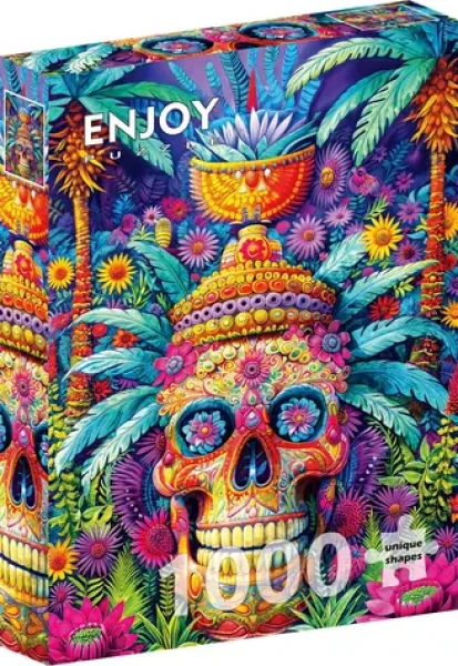ENJOY Puzzle Lebka džungle