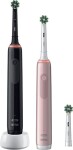 Oral-B Pro 3 3900 Duo ružová / Elektrická zubná kefka / oscilačné / 3 režimy / časovač (Pro 3 3900 Duo Black/Pink)