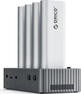 Orico IT48N-C Dokovacia stanica šedá / pre 4 disky s funkciou klonovania M.2 NVME / USB-C