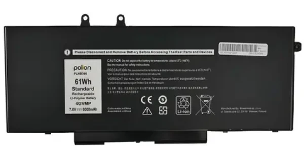 Trx 4GVMP / Batéria pre notebook / DELL Latitude 5400, 5500, 5510, Precision 3541 / 8000 mAh / 61 Wh (TRX-PLNB360)