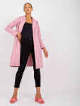Dámský kabát 0402.33P světle růžový - RUE PARIS L/XL světle růžová