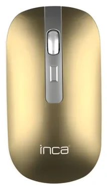 INCA IWM-531RS žltá / Bezdrôtová myš / Bluetooth / 1600 DPI / 4 tlačidlá (IWM-531RS)