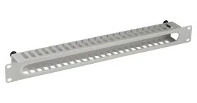EFB sivá / Vyväzovací panel / 19" / 1U / RAL7035 / s krytom (699999N.1)