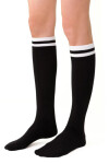 Dámske vzorované podkolienky 072 – Steven 38/40 tmavě modrá